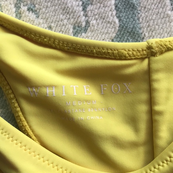 WHITE FOX SWIMWEAR yellow bikini - Picture 4 of 4